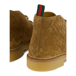 GG Suede Ankle Boot