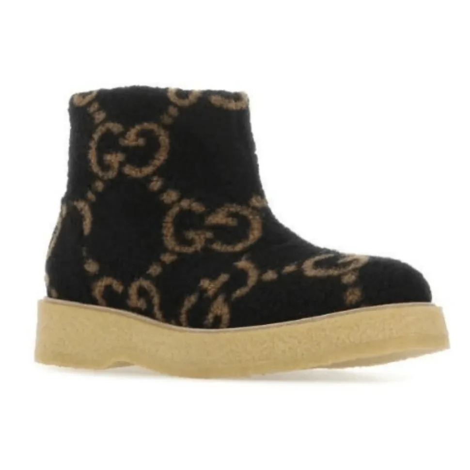 GG Supreme Faux-Shearling Boots