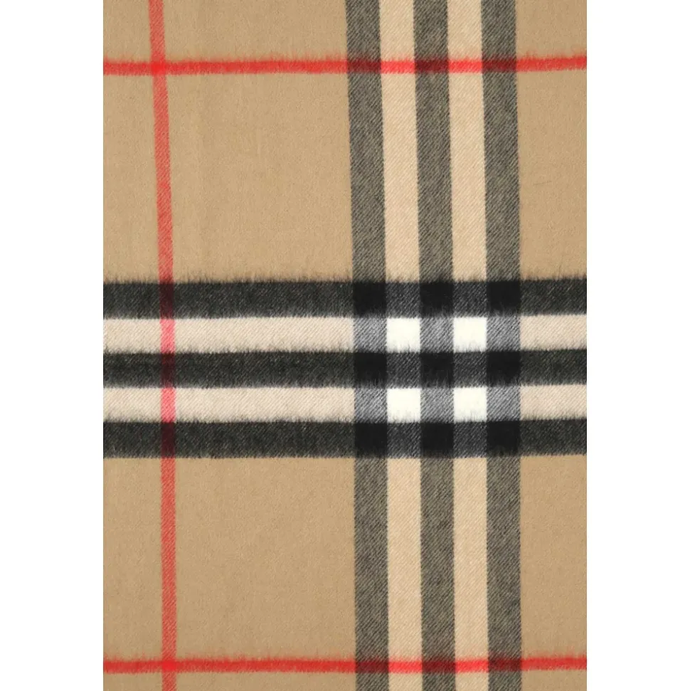 Giant Check Cashmere Scarf