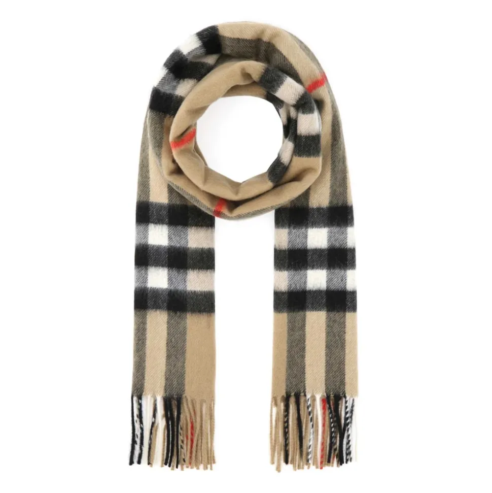 Giant Check Cashmere Scarf