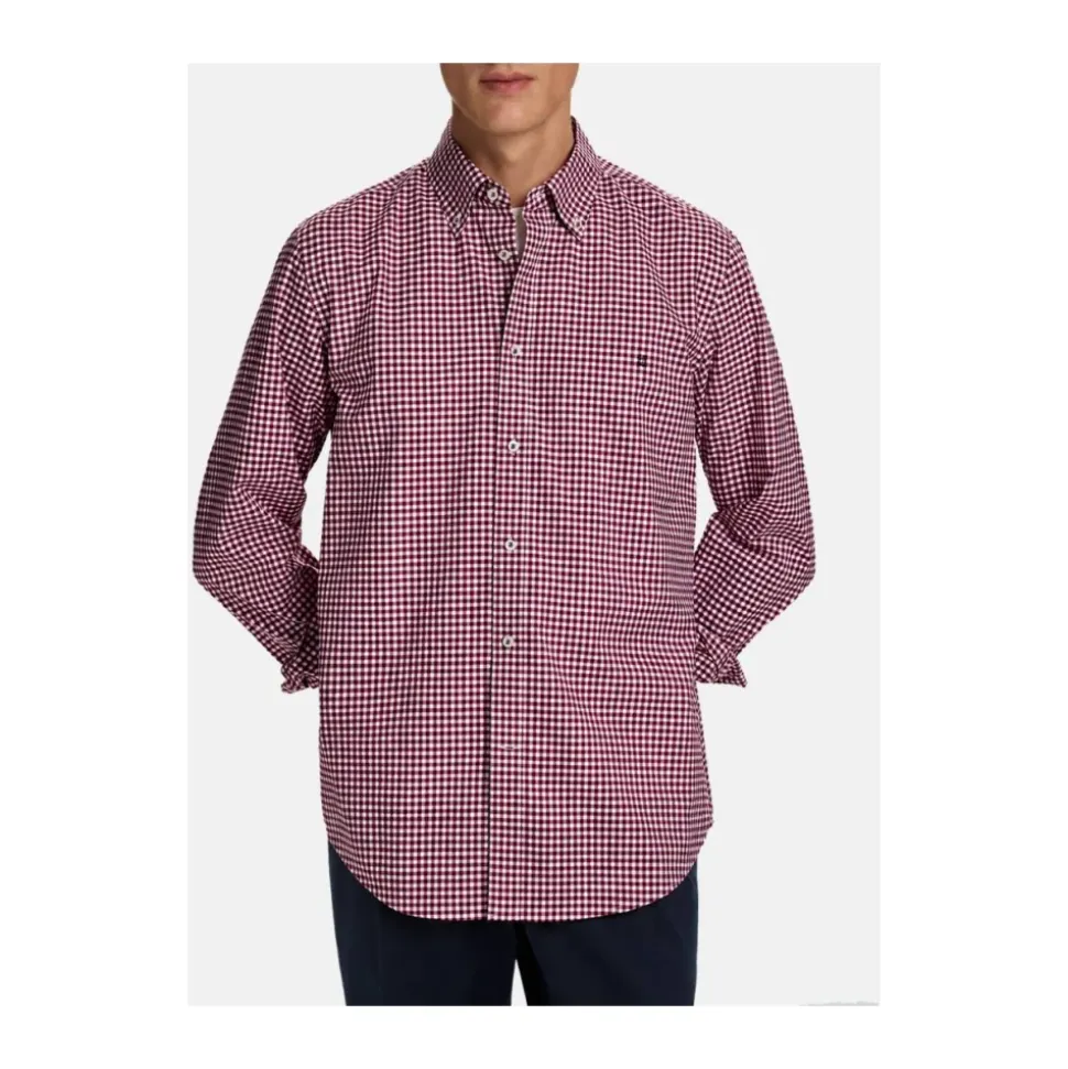 Gingham Check Poplin Shirt