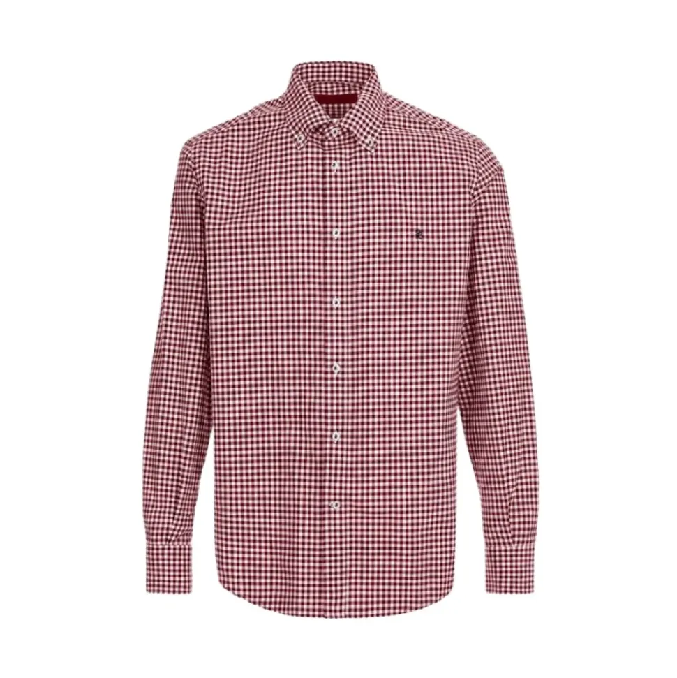 Gingham Check Poplin Shirt