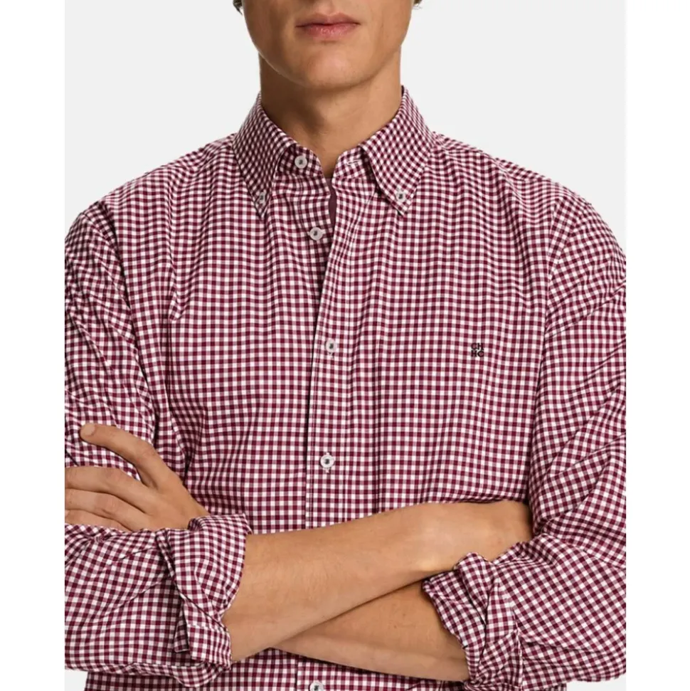 Gingham Check Poplin Shirt