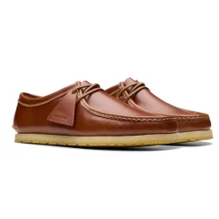 Godney Lace Brown Leather Moccasin