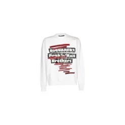 Graphic Print Urban Sweatshirt White