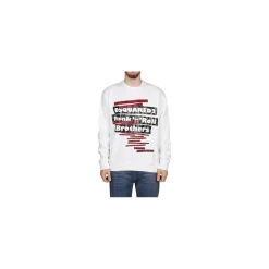 Graphic Print Urban Sweatshirt White