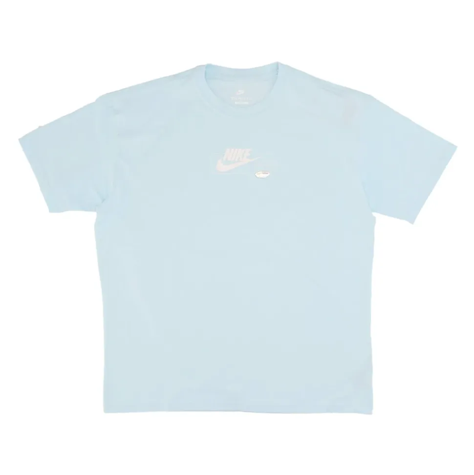 Graphic Sportswear T-Shirt Crew Neck Blue