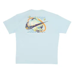 Graphic Sportswear T-Shirt Crew Neck Blue