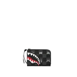 Gray Peeking Character Check Wallet