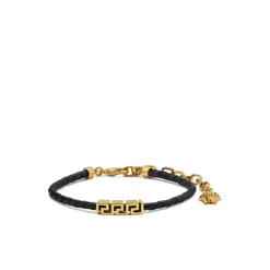 Greca Leather Bracelet