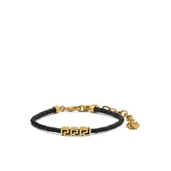 Greca Leather Bracelet