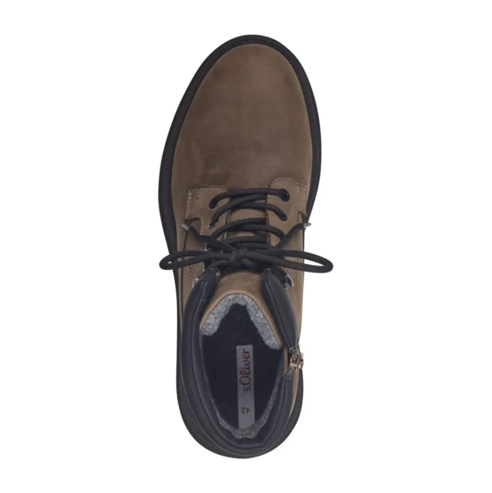 Green Casual Ankle Boots for Men