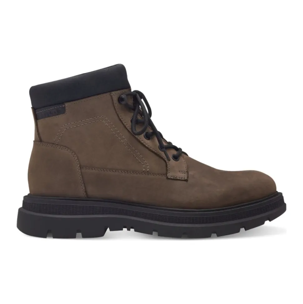 Green Casual Ankle Boots for Men