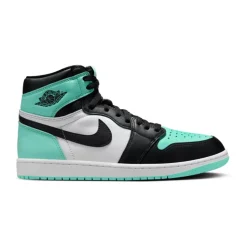 Green Glow Retro High Top Sneakers