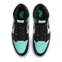 Green Glow Retro High Top Sneakers
