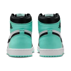 Green Glow Retro High Top Sneakers