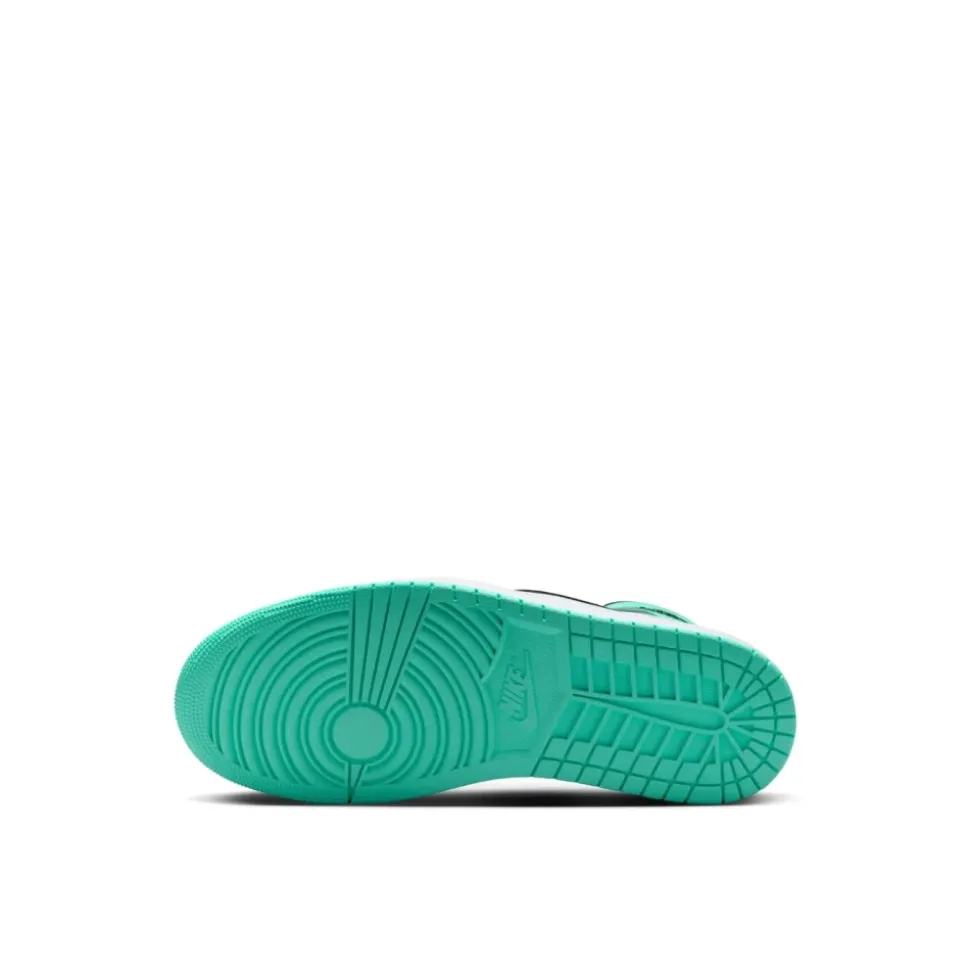 Green Glow Retro High Top Sneakers