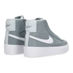 Green High-Top Sneakers with Hidden Lacing