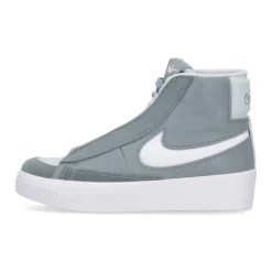 Green High-Top Sneakers with Hidden Lacing