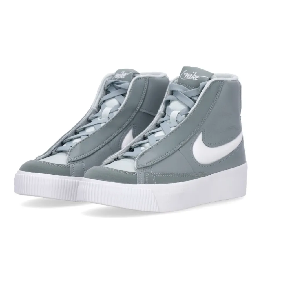 Green High-Top Sneakers with Hidden Lacing