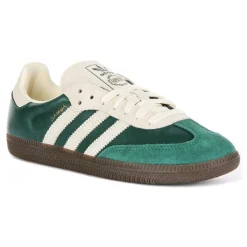 Green Samba OG Suede Leather Trainers