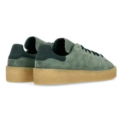 Green Suede Low Top Sneakers