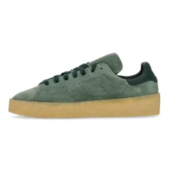 Green Suede Low Top Sneakers