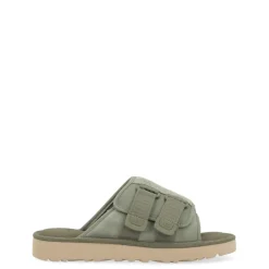 Green Suede Strap Sandal