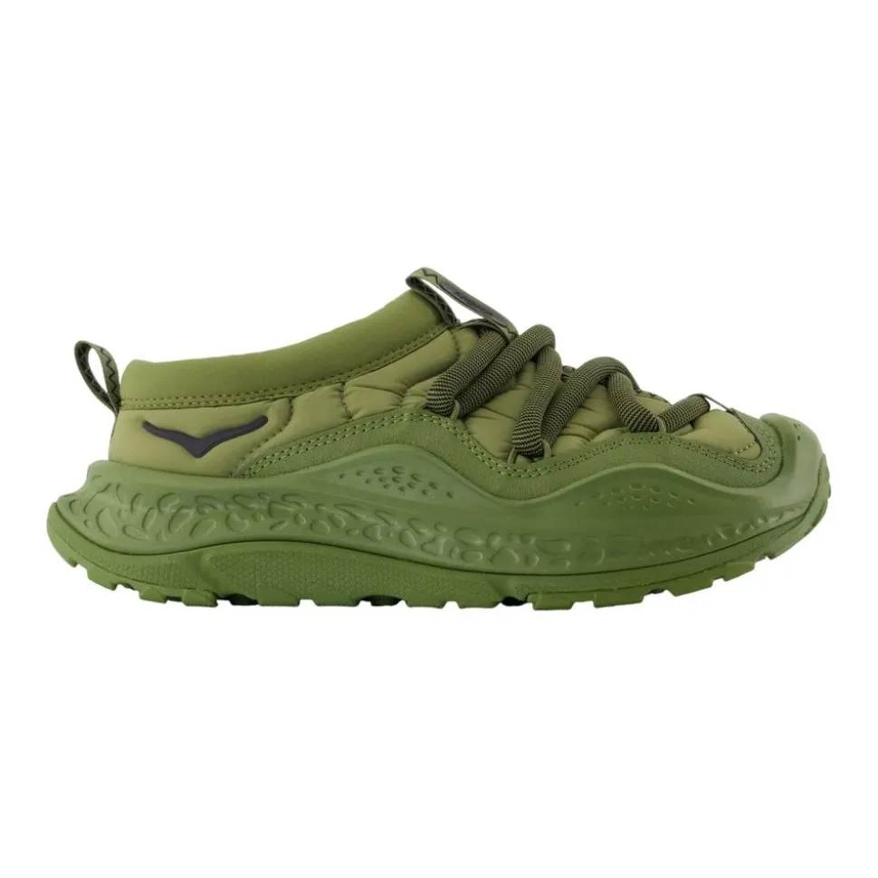Green Synthetic Sneakers - U Ora Primo