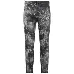 Grey and black stonewashed slim fit jeans