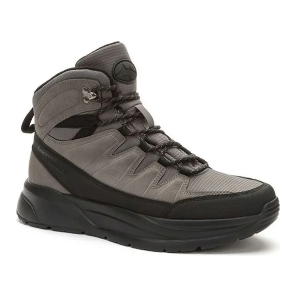 Grey Casual Ankle Boots