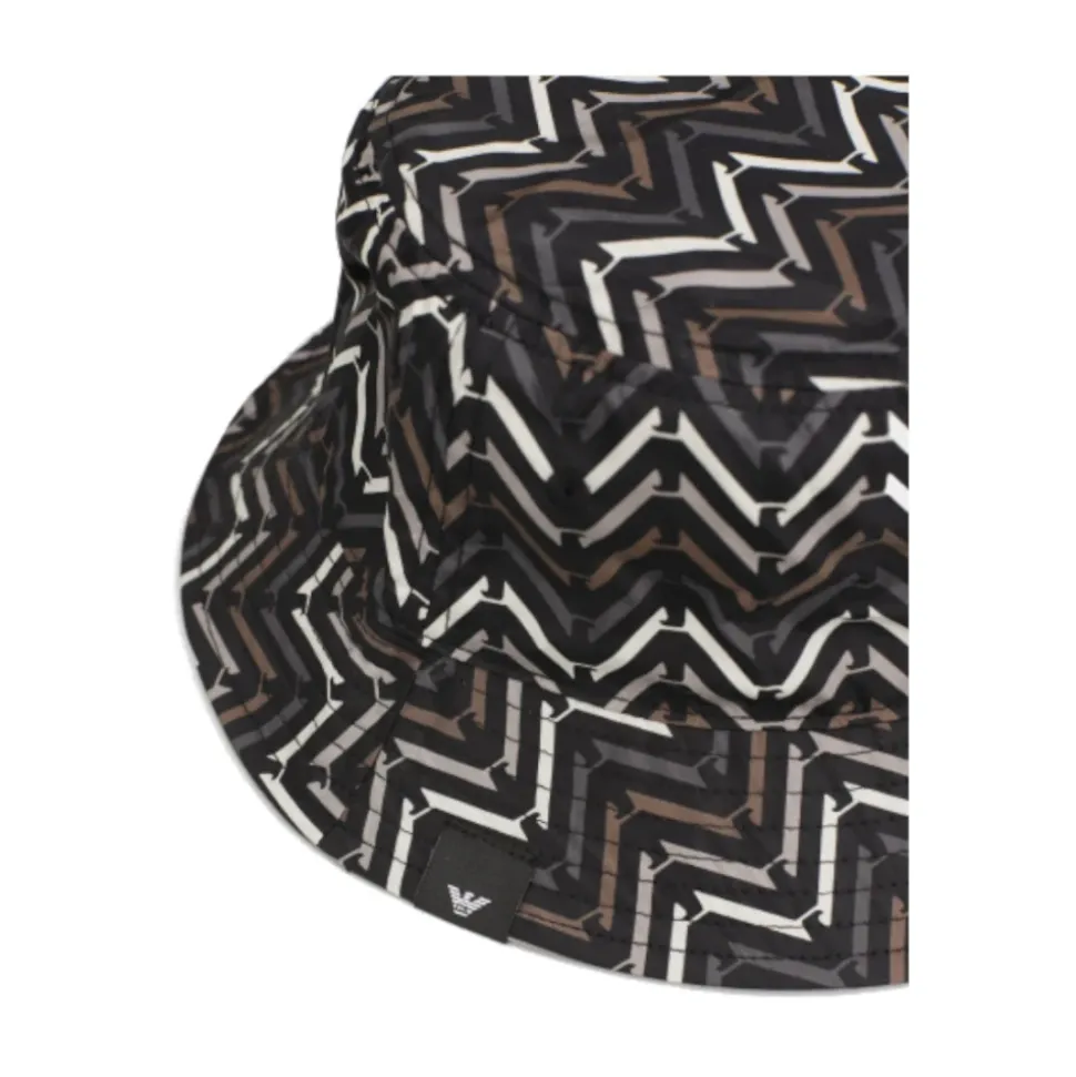 Grey Cloche Hat with Eagle Logo