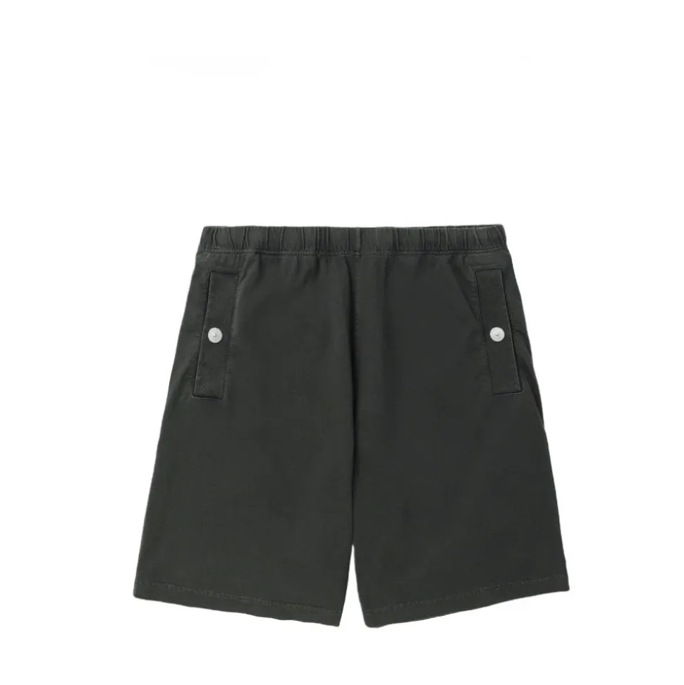 Grey Heavy Cotton Bermuda Shorts