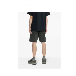 Grey Heavy Cotton Bermuda Shorts