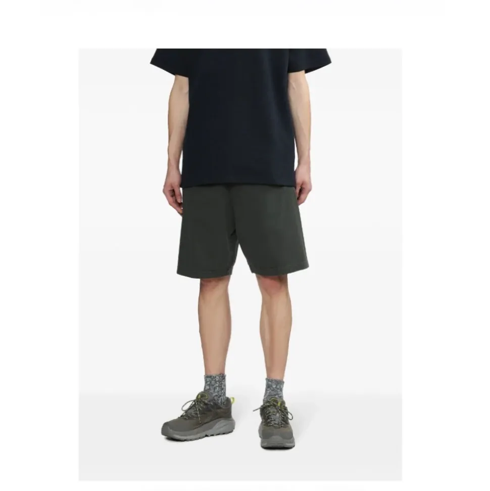 Grey Heavy Cotton Bermuda Shorts