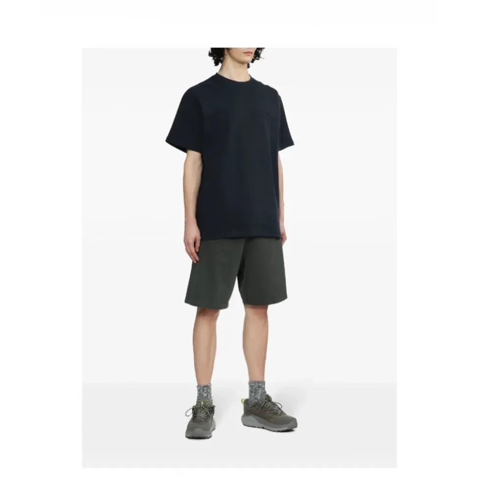 Grey Heavy Cotton Bermuda Shorts