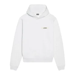 Grey Hoodie Sweater Gros Grain