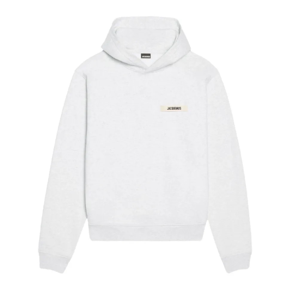 Grey Hoodie Sweater Gros Grain