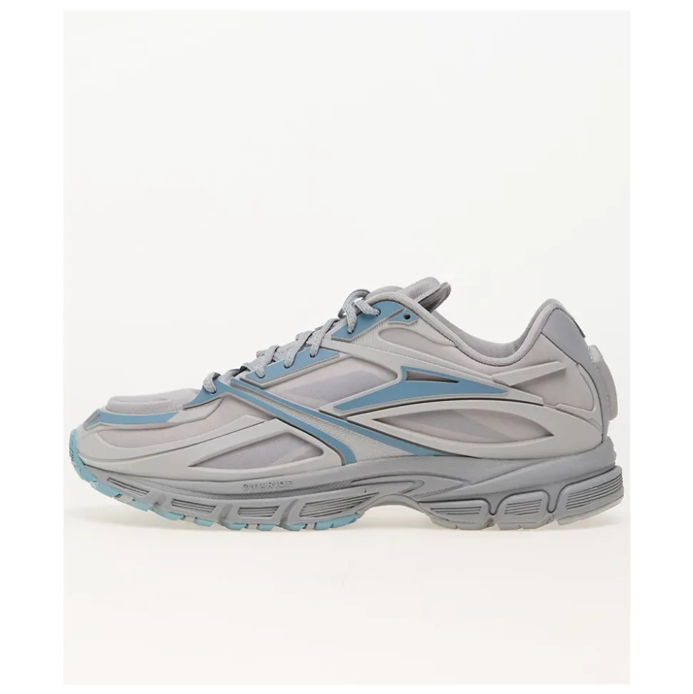 Grey Leather Sneakers