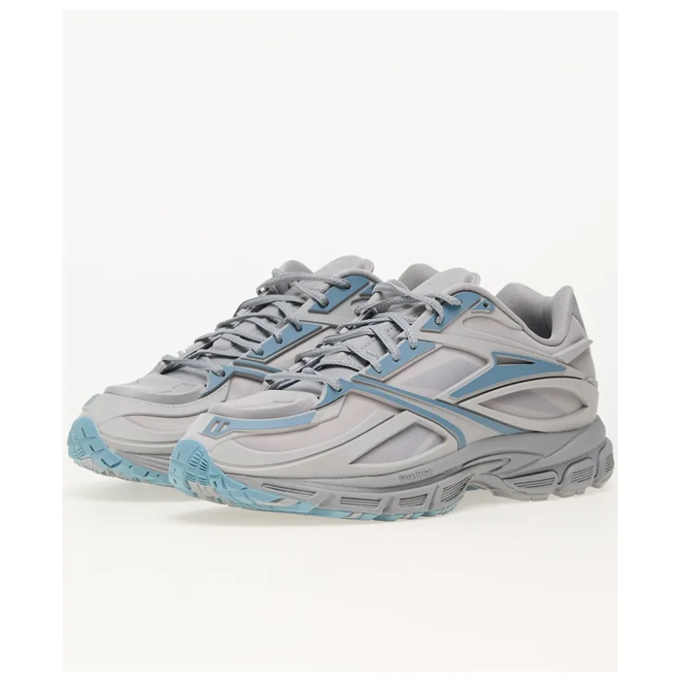 Grey Leather Sneakers