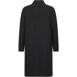 Grey Wool Coat Stylish Fashion