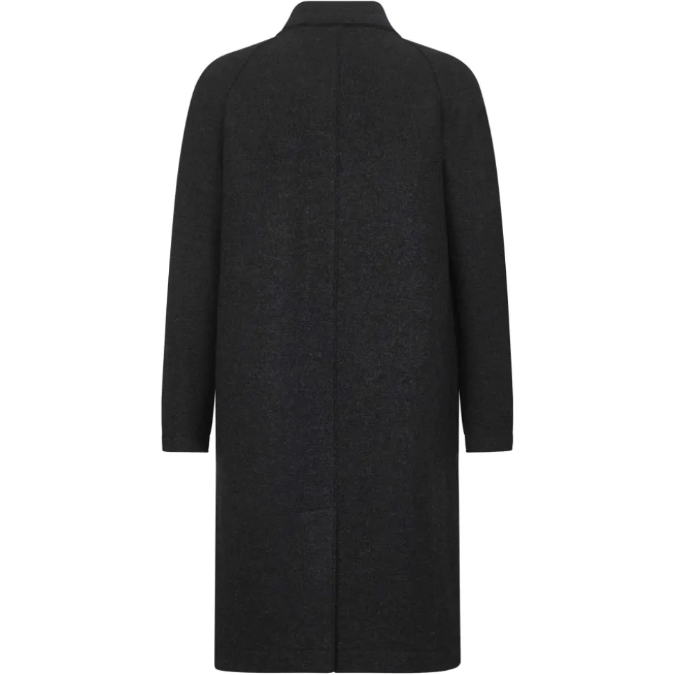 Grey Wool Coat Stylish Fashion