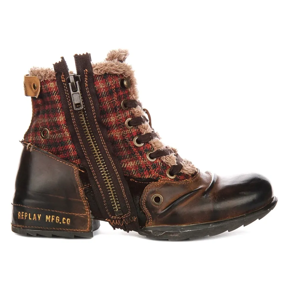 Grip Limited Biker Ankle Boots