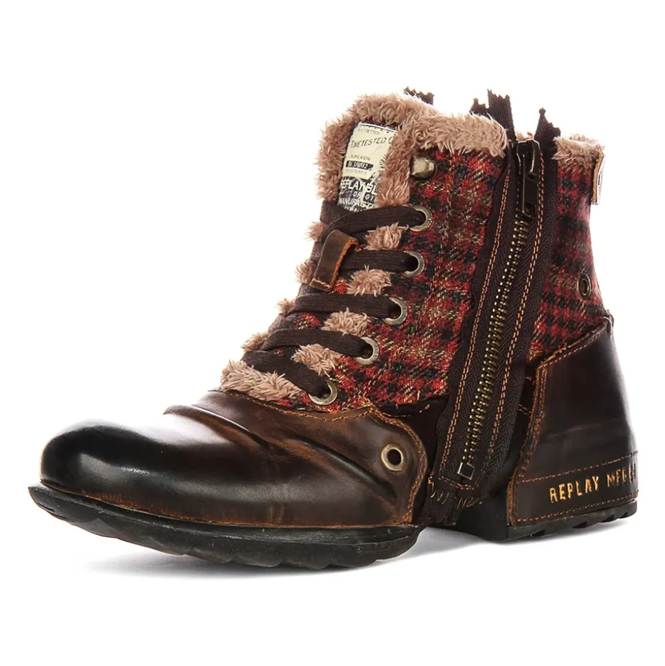 Grip Limited Biker Ankle Boots