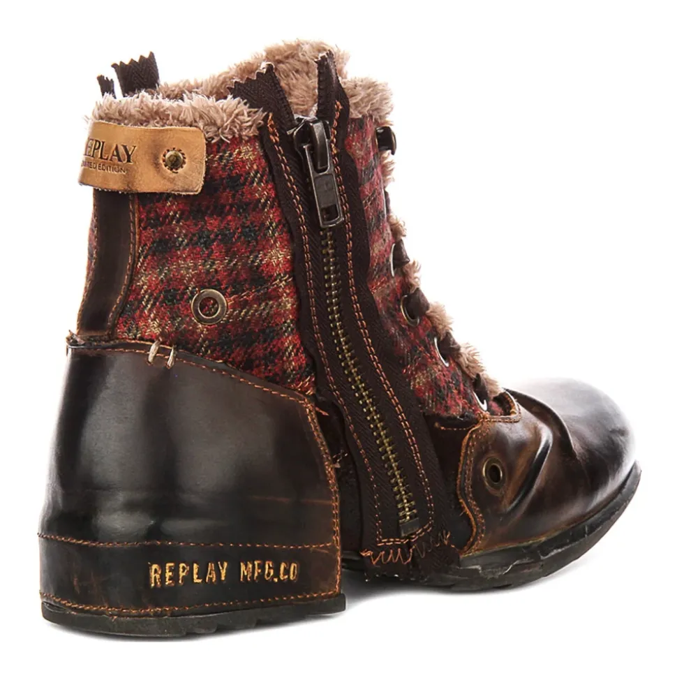 Grip Limited Biker Ankle Boots