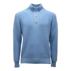 Half-Zip Wool Sweater