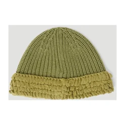 Hand-Stitched Wool Beanie Hat