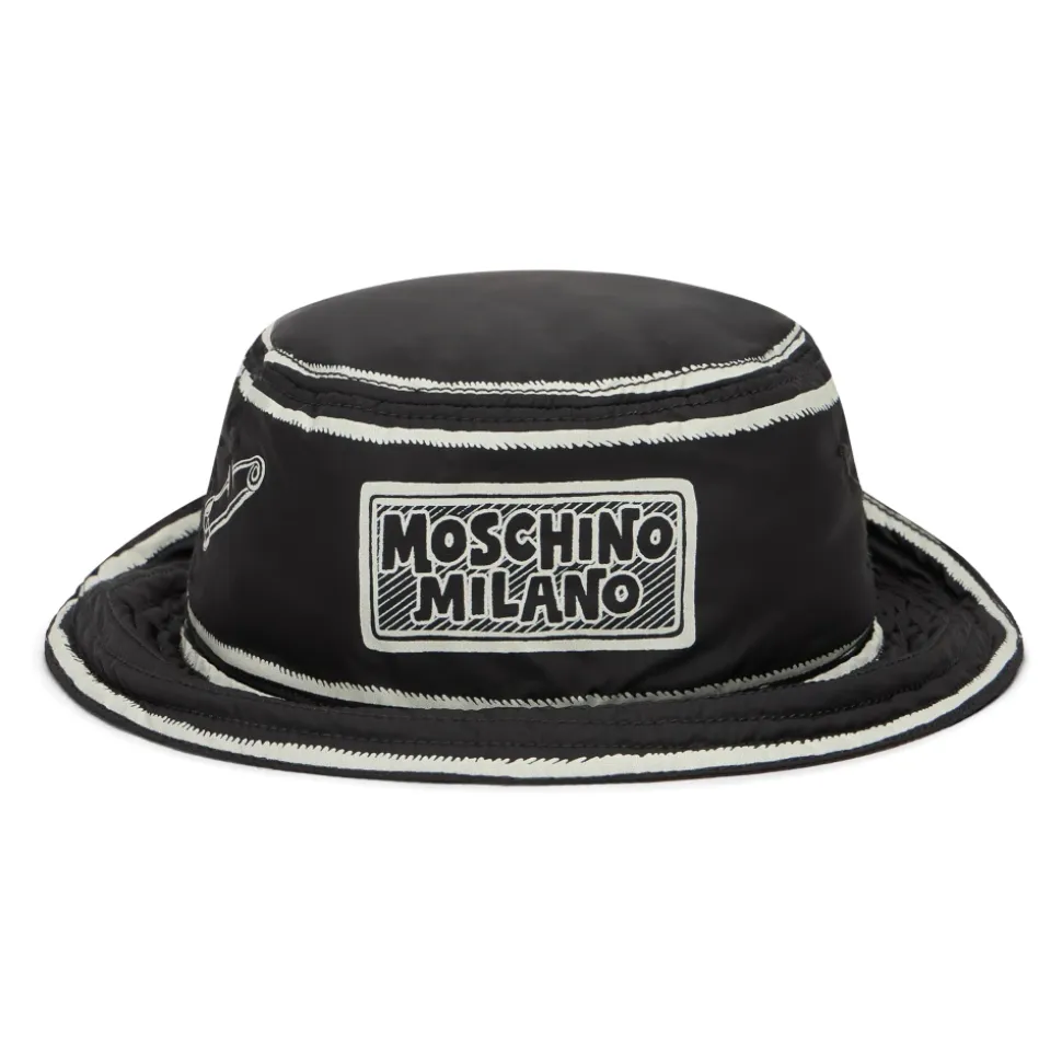 Hat with contrasting details
