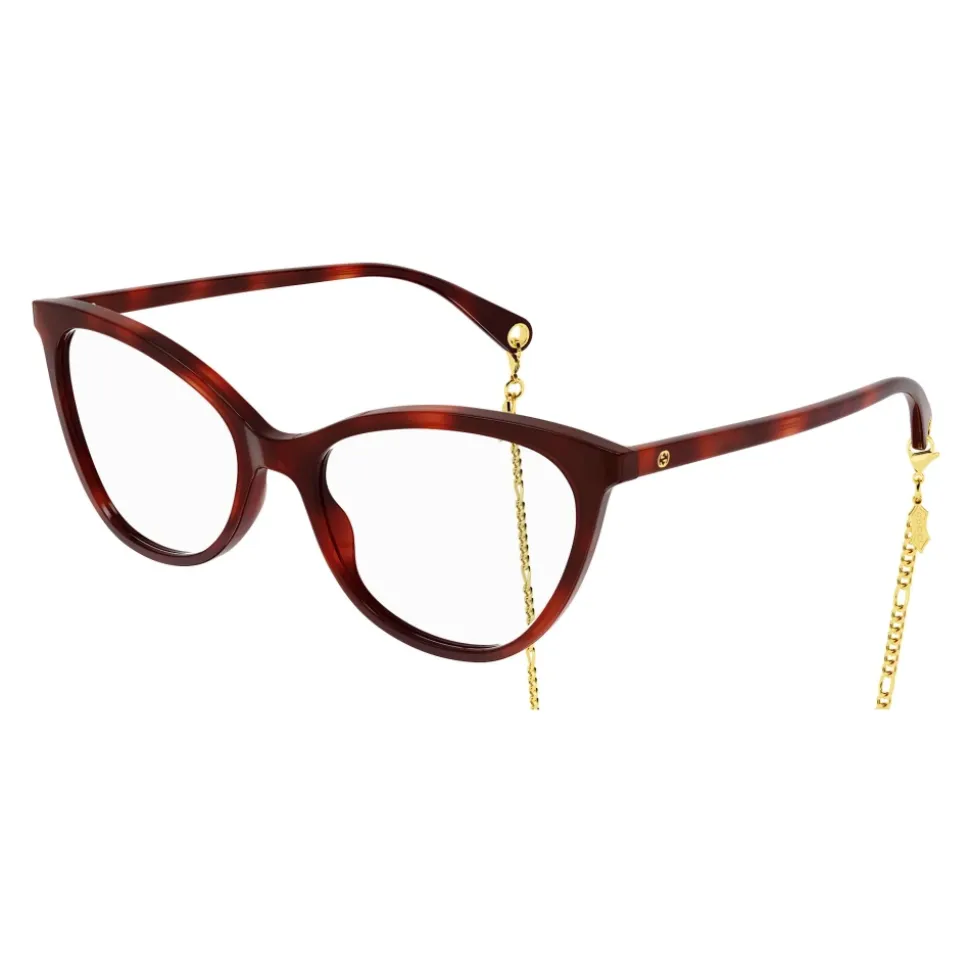 Havana Gold Chain Eyewear Frames