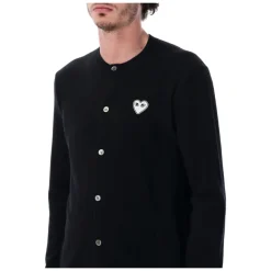 Heart Appliqué Cardigan
